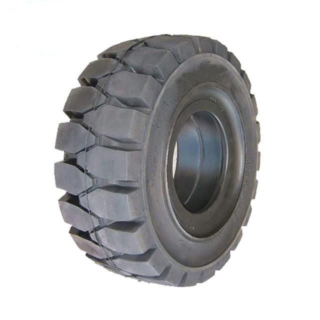 Solid rubber tires